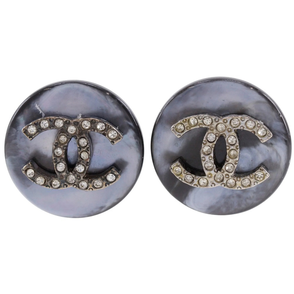 CHANEL Logo Earrings